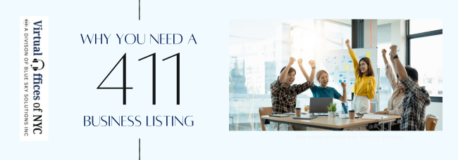Why You Need a 411 Business Listing