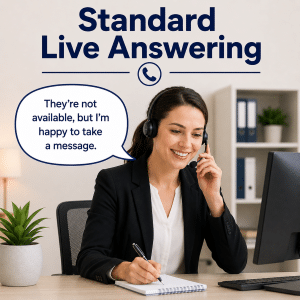 Virtual Office Services Standard Live Answering SERVICE